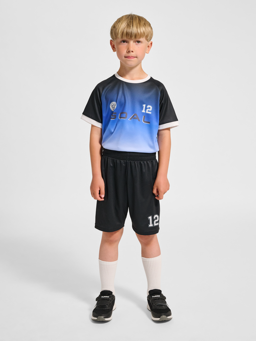 hmlSHIMMER SHORTS, BLACK/WHITE, model