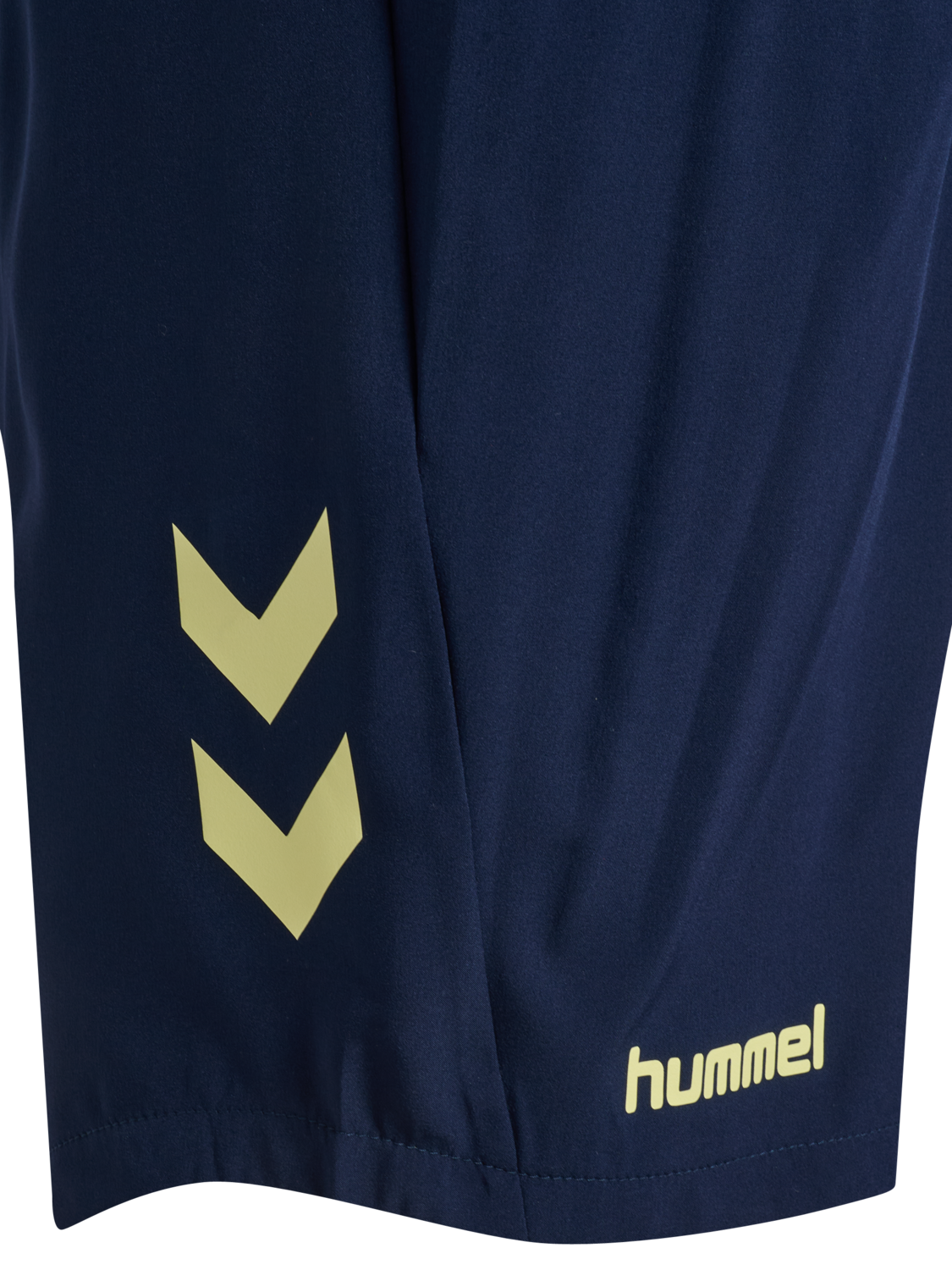 hmlBLAZE 2.0 TRAINING SHORTS KIDS, MARINE/SHADOW LIME, packshot