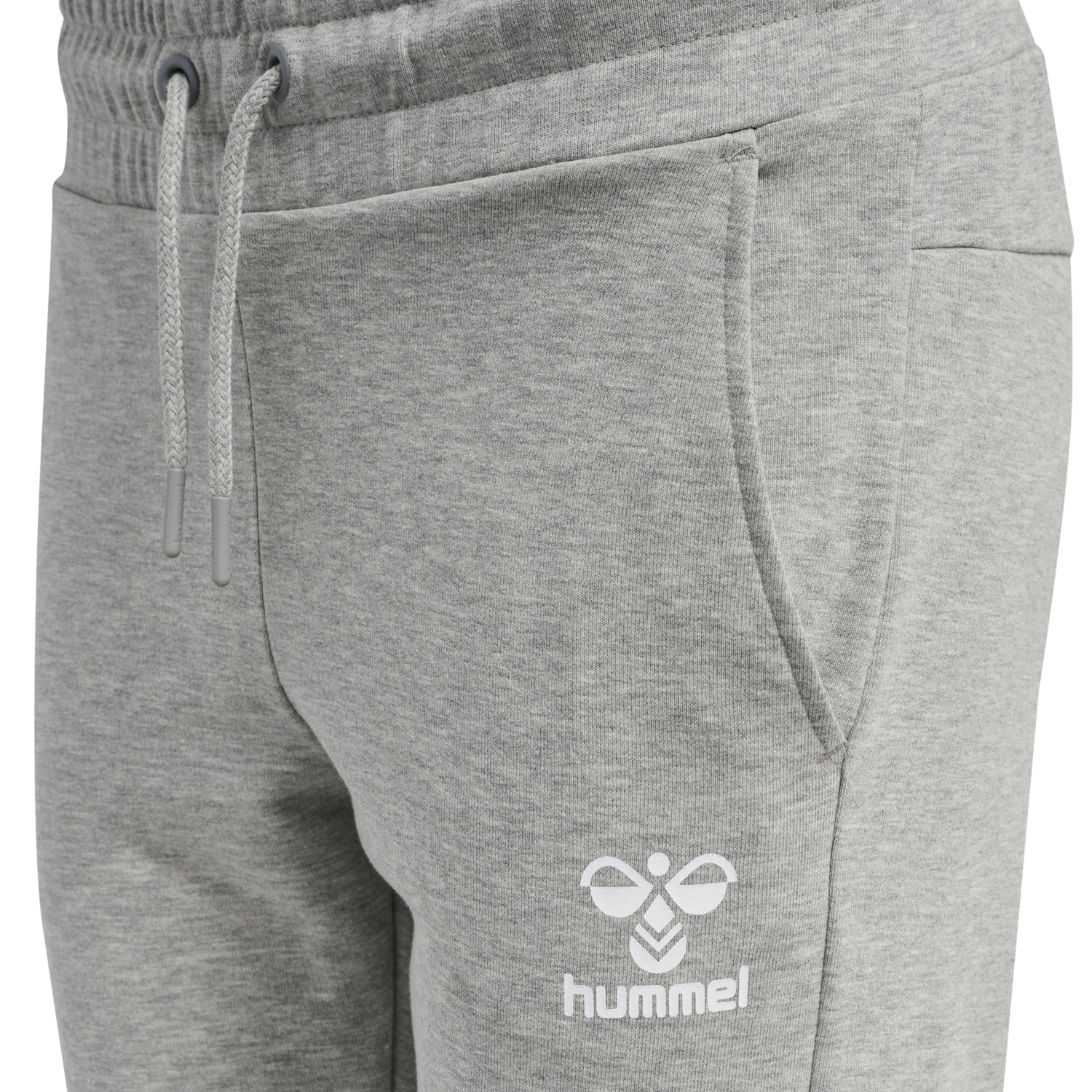 hmlNONI 2.0 REGULAR PANTS, GREY MELANGE, packshot