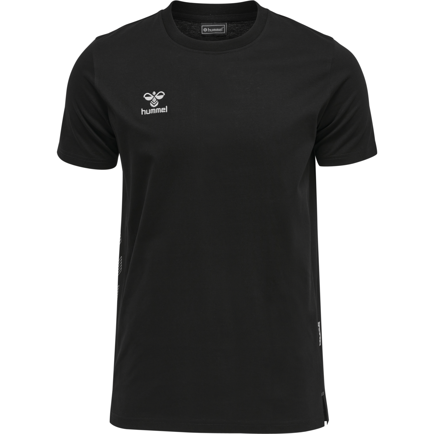 hmlMOVE GRID COTTON T-SHIRT S/S, BLACK, packshot