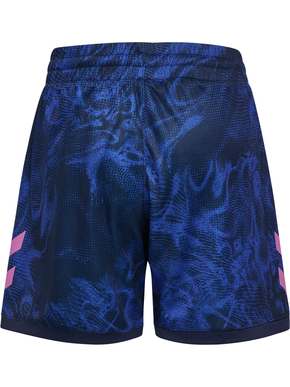 hmlBLAZE CLUB26 GRAPHIC SHORTS KIDS, MARINE/DAZZLING BLUE, packshot