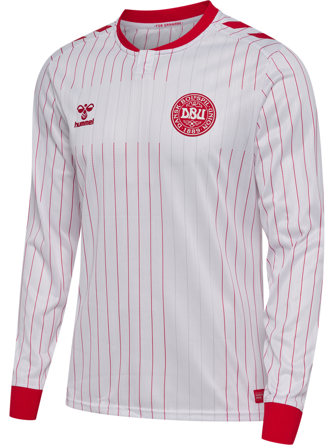DBU 26 AWAY JERSEY L/S PRO, WHITE, packshot