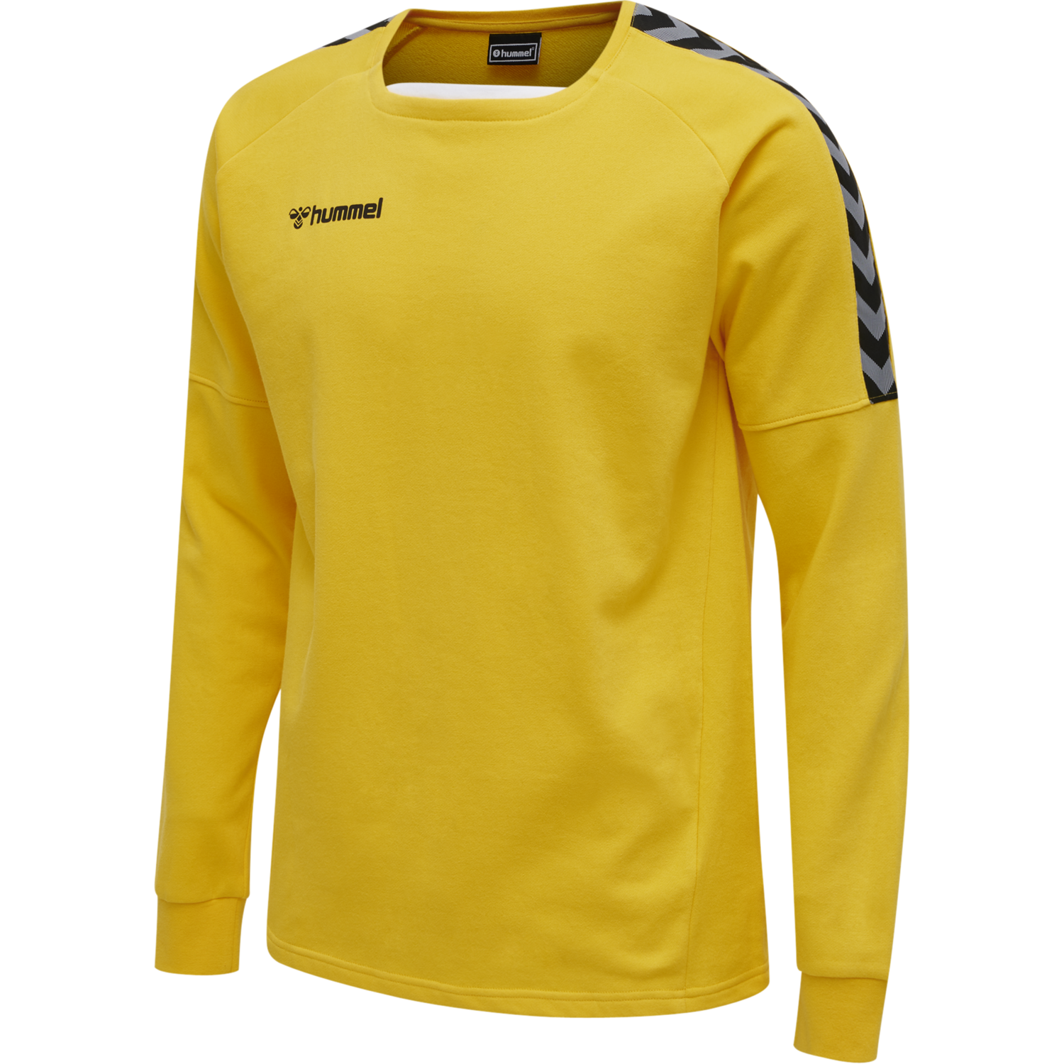 hmlAUTHENTIC TRAINING SWEAT, SPORTS YELLOW, packshot