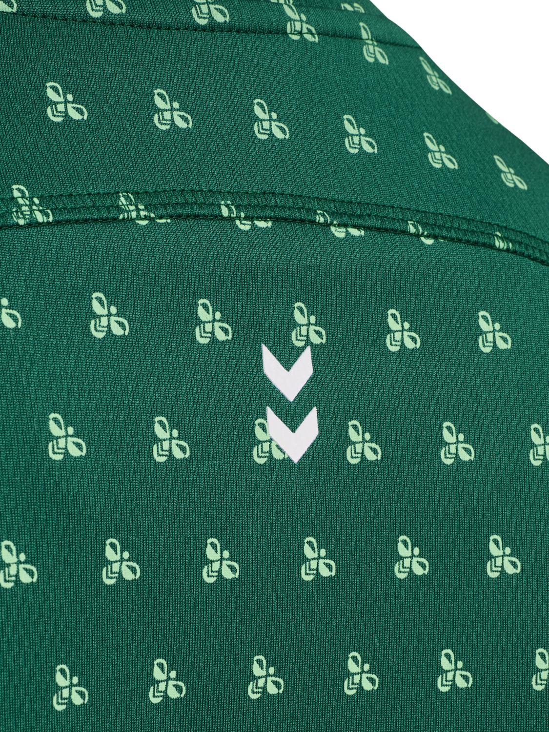 hmlPULSE AOP WORKOUT W T-SHIRT S/S, VERDANT GREEN, packshot