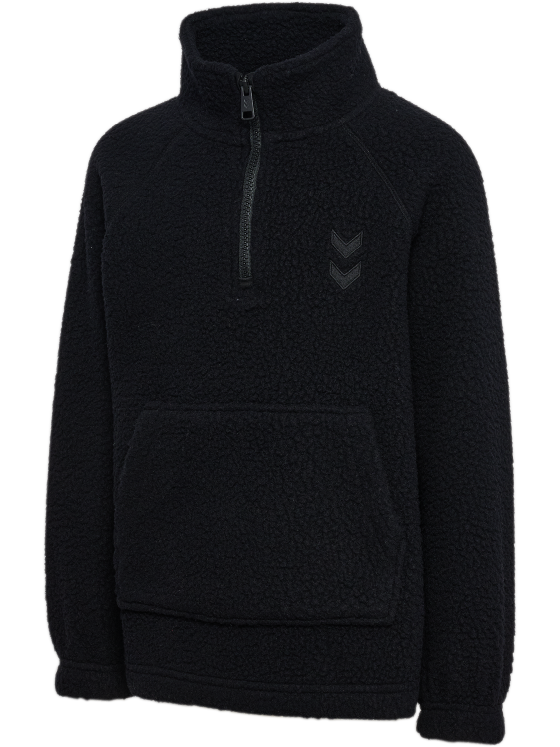 hmlJR MARTINI HALF ZIP JACKET, BLACK BEAUTY, packshot