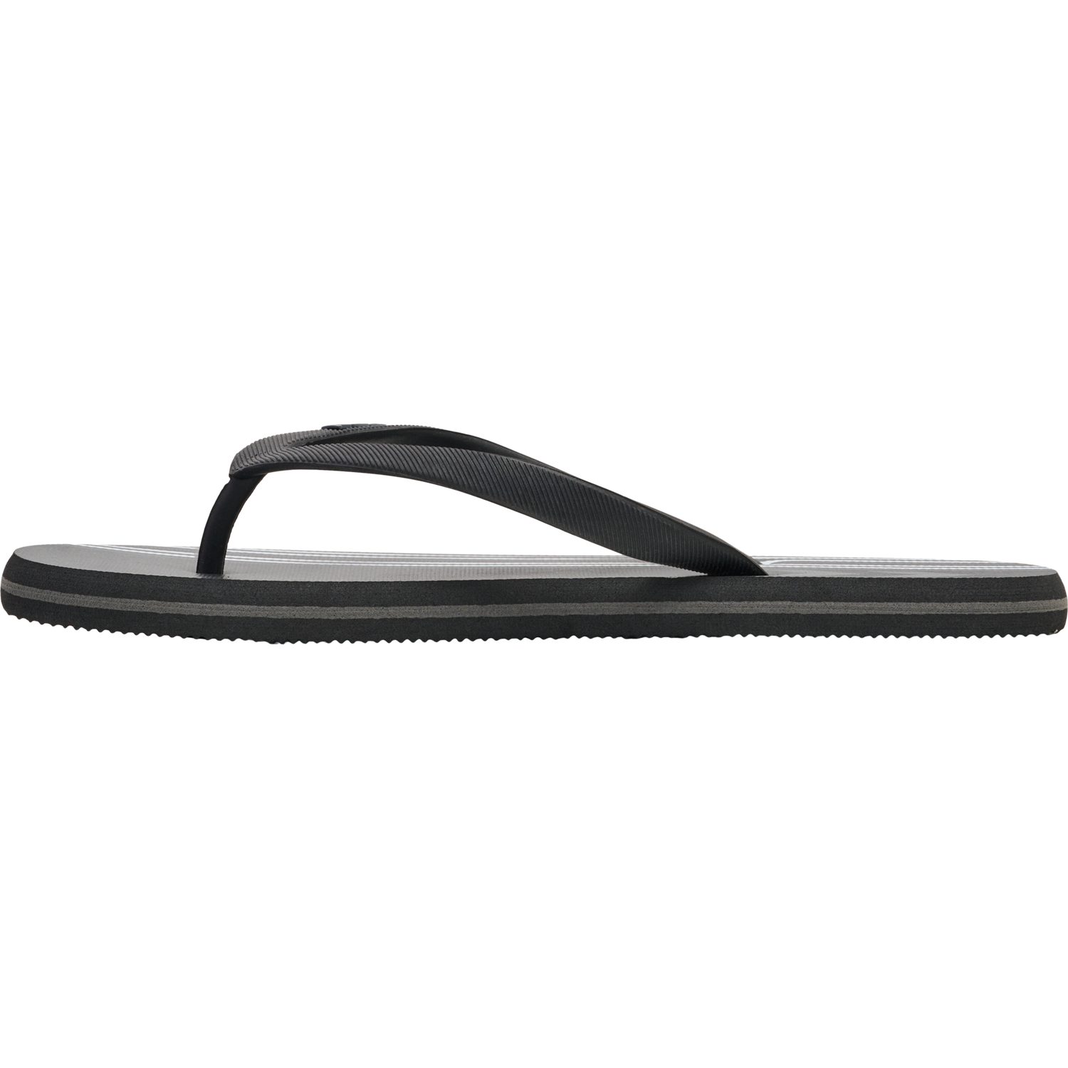 MULTI STRIPE FLIP FLOP, BLACK, packshot