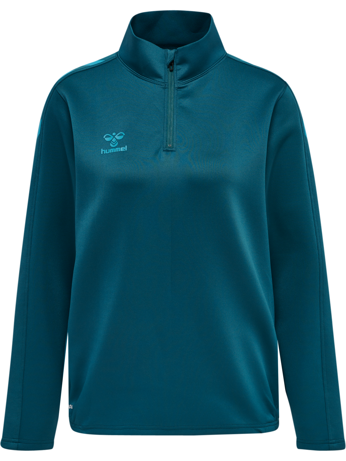 hmlCORE XK HALF ZIP SWEAT WOMAN, BLUE CORAL, packshot