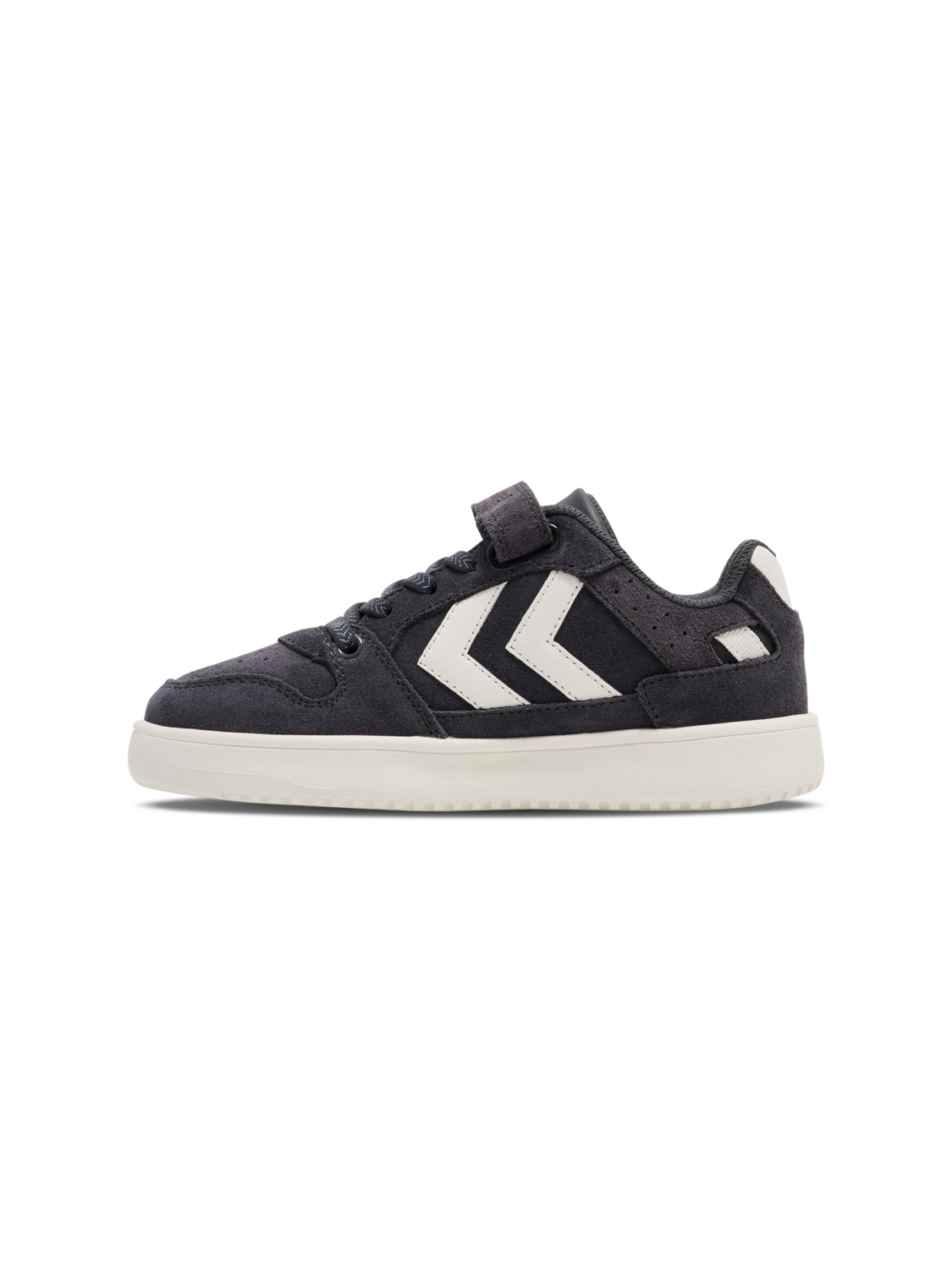 ST. POWER PLAY SUEDE JR, WHITE/OBSIDIAN/BLACK, packshot