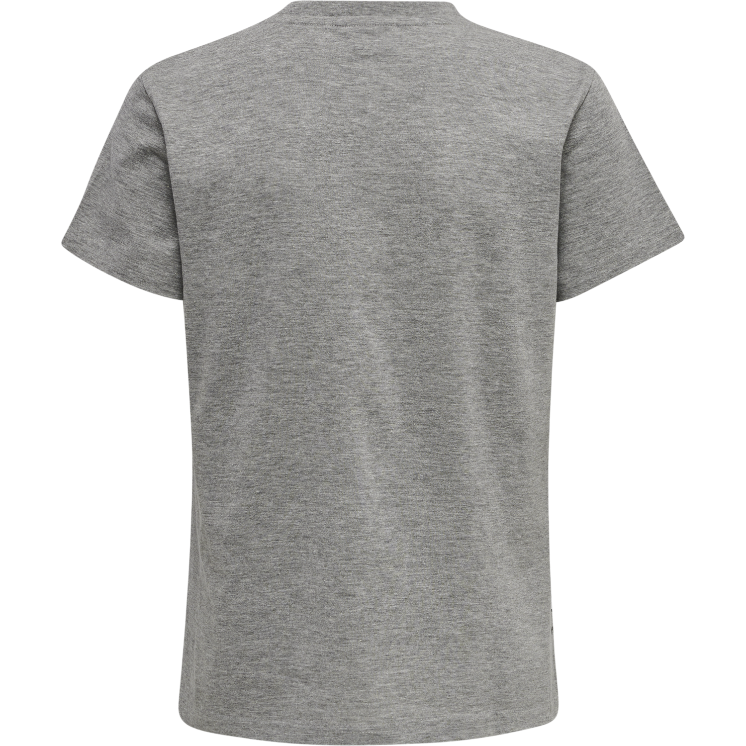 hmlMOVE GRID COTTON T-SHIRT S/S KID, GREY MELANGE, packshot