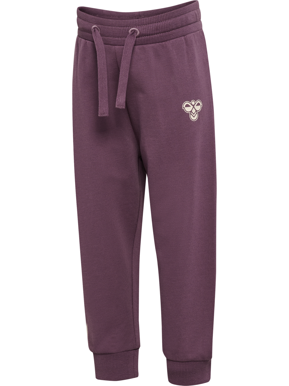 hmlMINI REG LOGO PANTS, BLACK PLUM, packshot