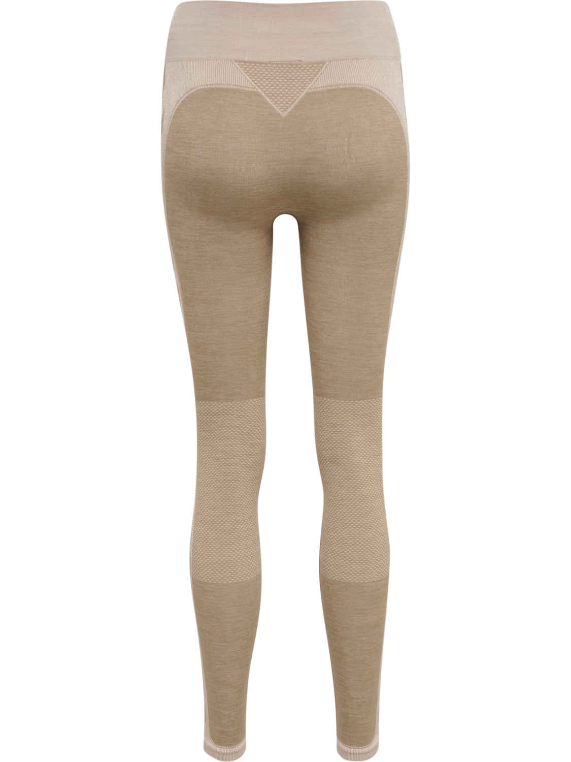 hmlCLEA SEAMLESS MID WAIST TIGHTS, CHATEAU GRAY/DRIFTWOOD MELANGE, packshot