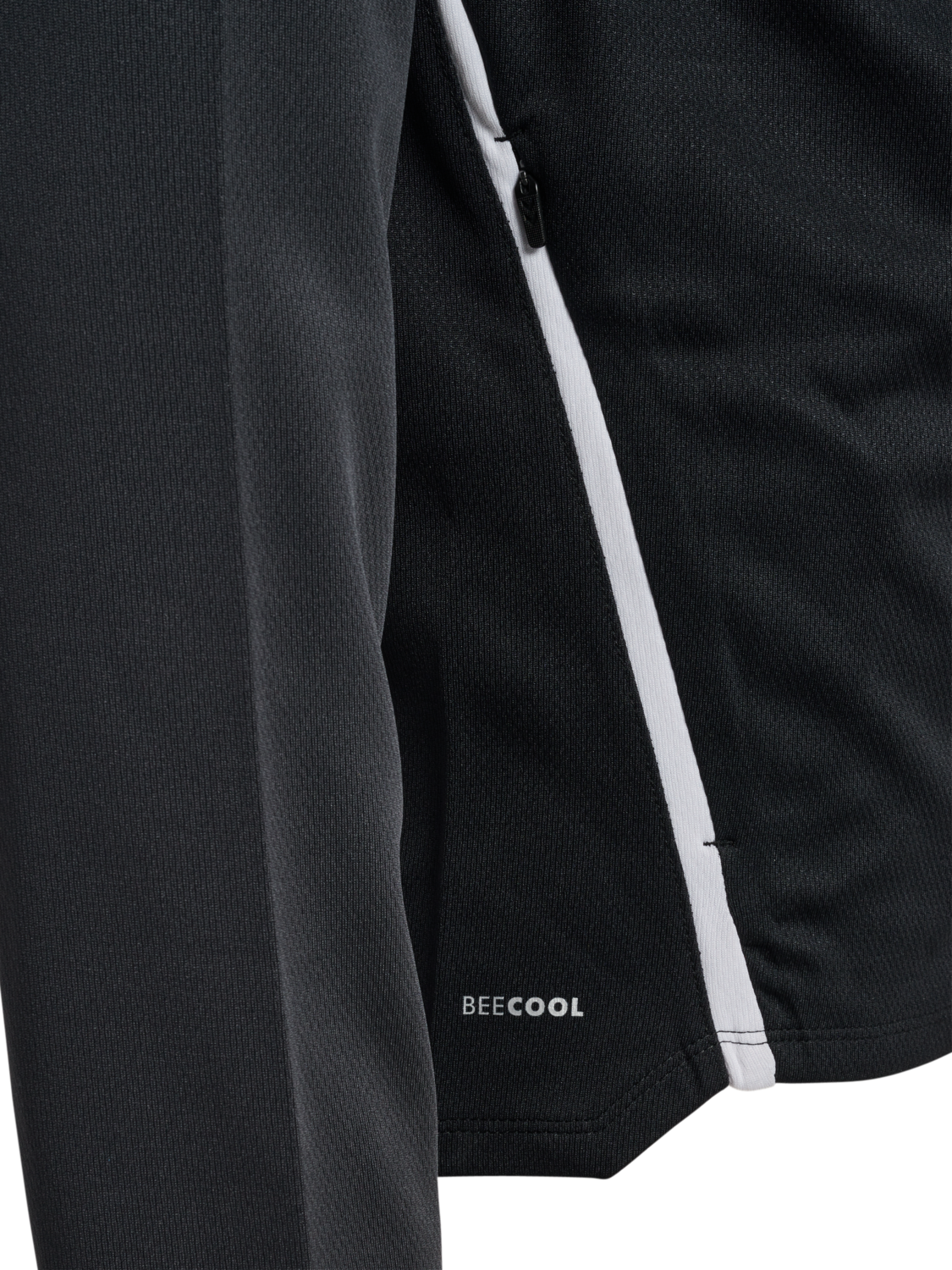 hmlLEAD 2.0 ZIP HOODIE, BLACK/ASPHALT, packshot