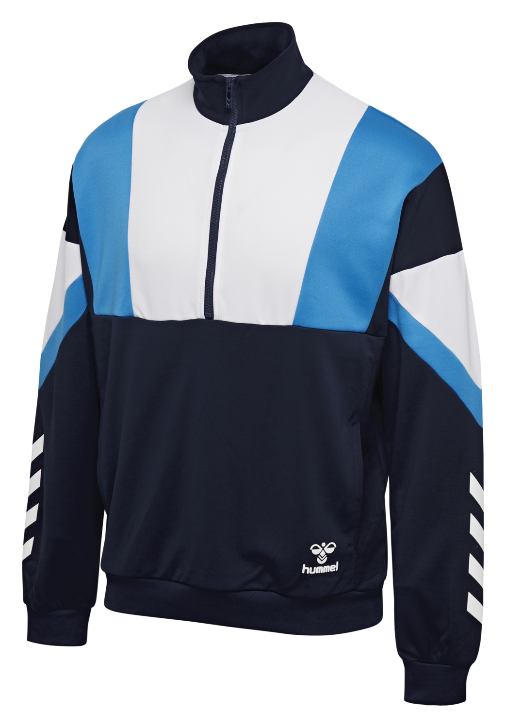 hmlDRACO HALF ZIP SWEATSHIRT, 1009, packshot