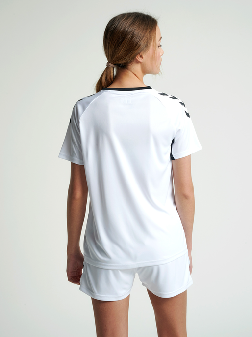 CORE TEAM JERSEY WOMAN S/S, WHITE, model