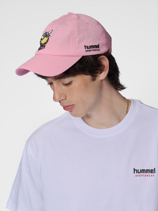 hmlBASEBALL CAP WRONG YELLOW, SACHET PINK, model