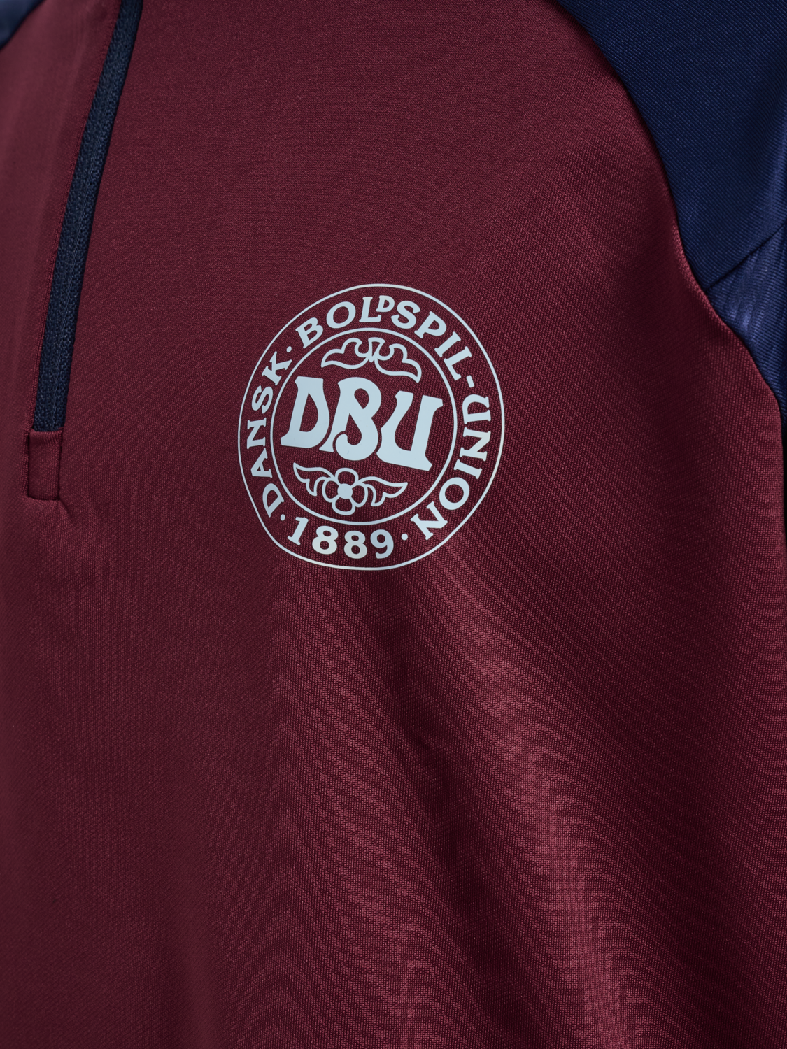 DBU 26 PRO TR HALF ZIP SWEAT KIDS, WINDSOR WINE/PEACOAT, packshot