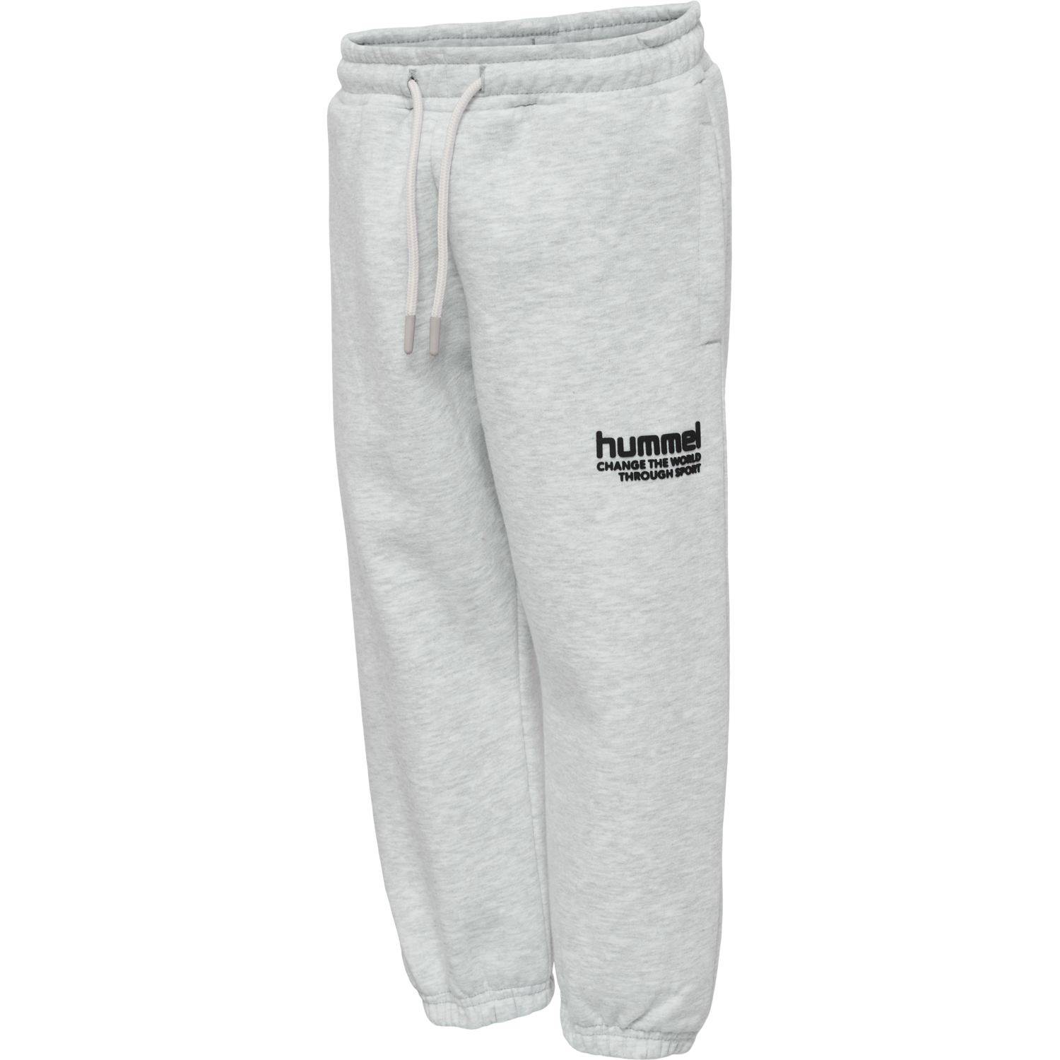 hmlPURE PANTS, ULTRA LIGHT GREY MELANGE, packshot