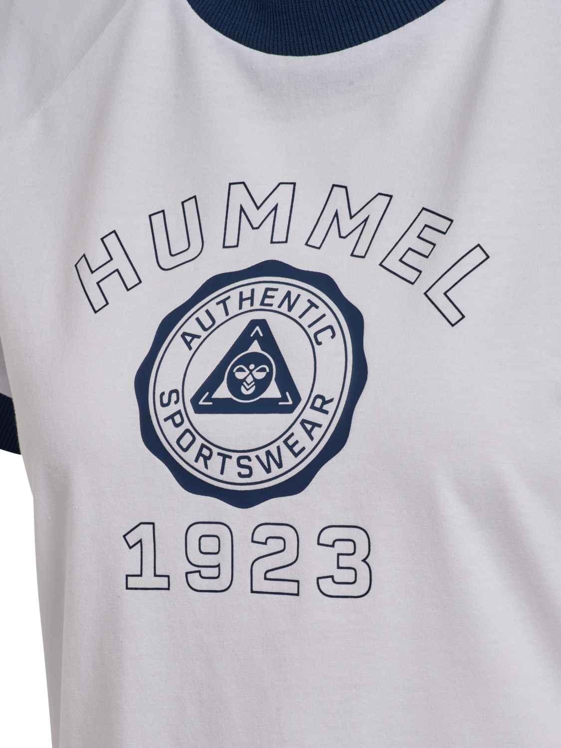 hmlPULSE RINGER W T-SHIRT S/S, WHITE/BLUE, packshot