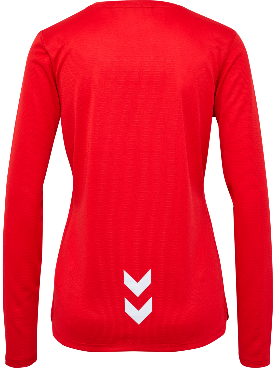 hmlRUN JERSEY L/S WOMAN, TANGO RED, packshot