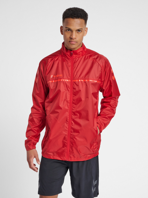 hmlAUTHENTIC PRO JACKET, CHILI PEPPER, model