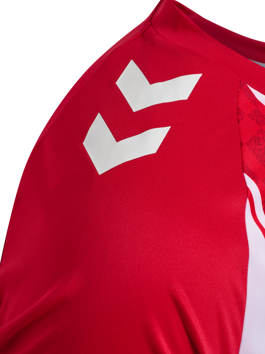 hmlMATCH STRIPED JERSEY S/S, TRUE RED/WHITE, packshot