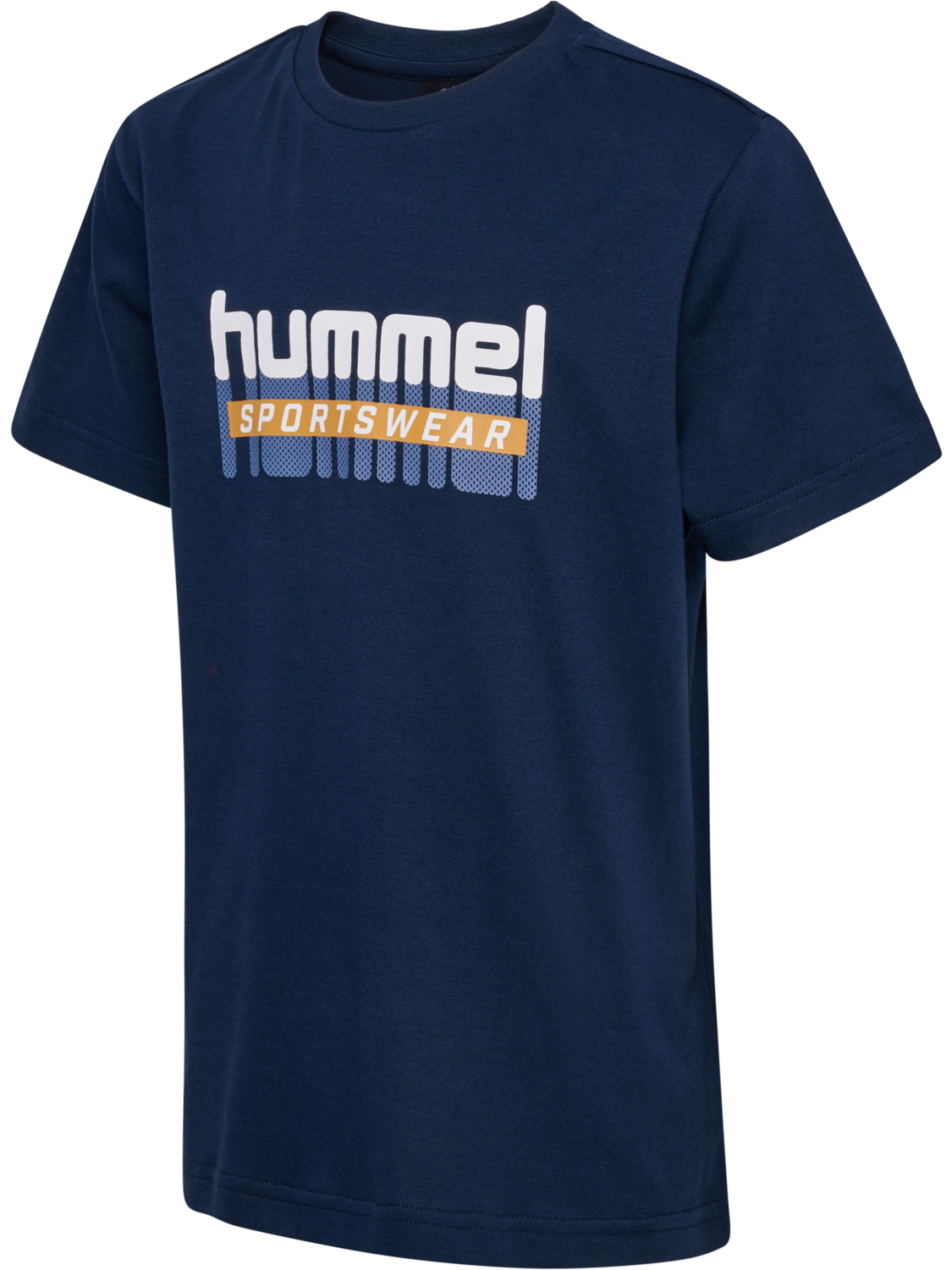 hmlTUKAS T-SHIRT S/S 2-PACK, BLACK IRIS/BLUE LOLITE, packshot