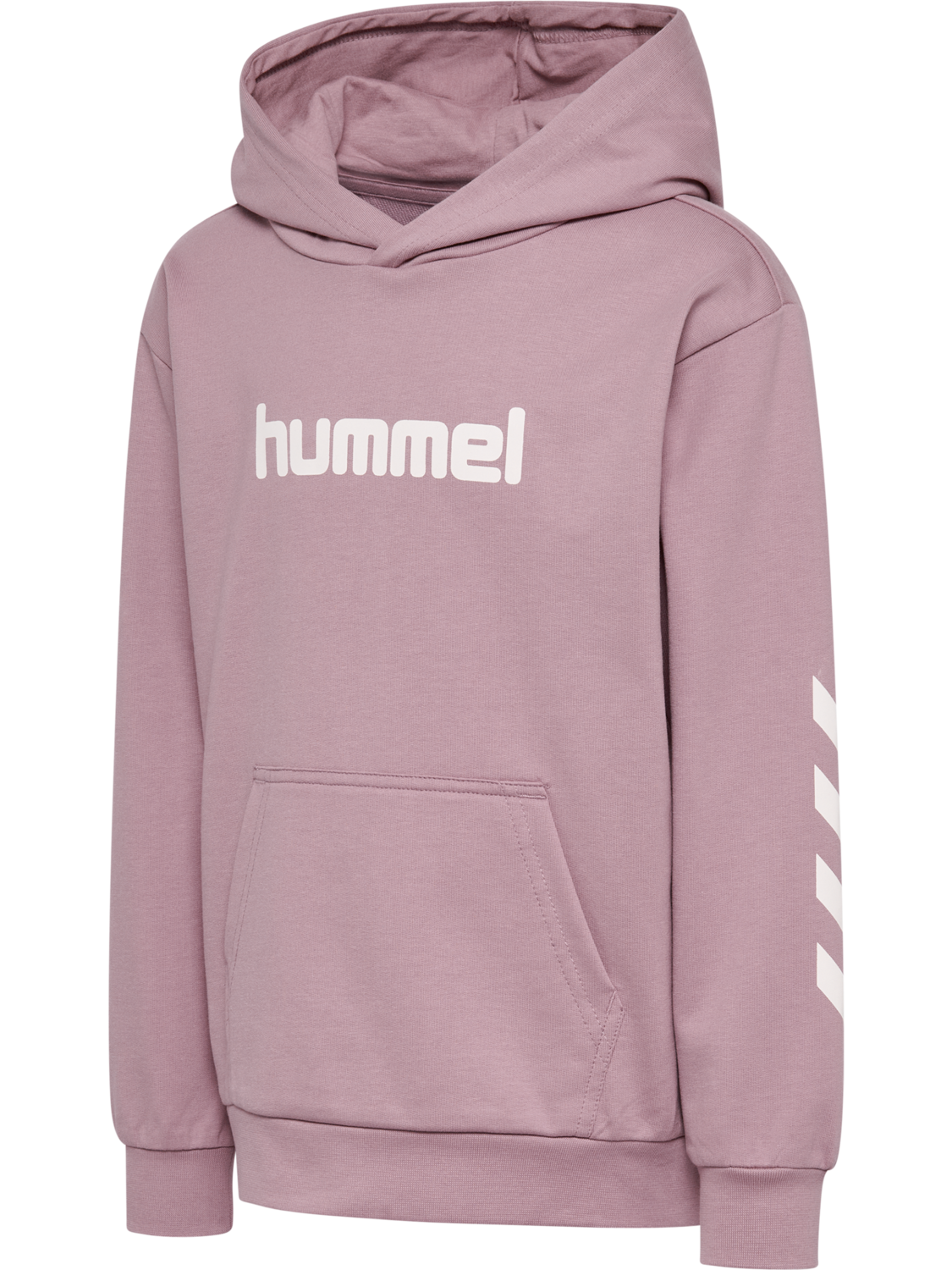 hmlJR LOGO HOODIE, SEA FOG, packshot