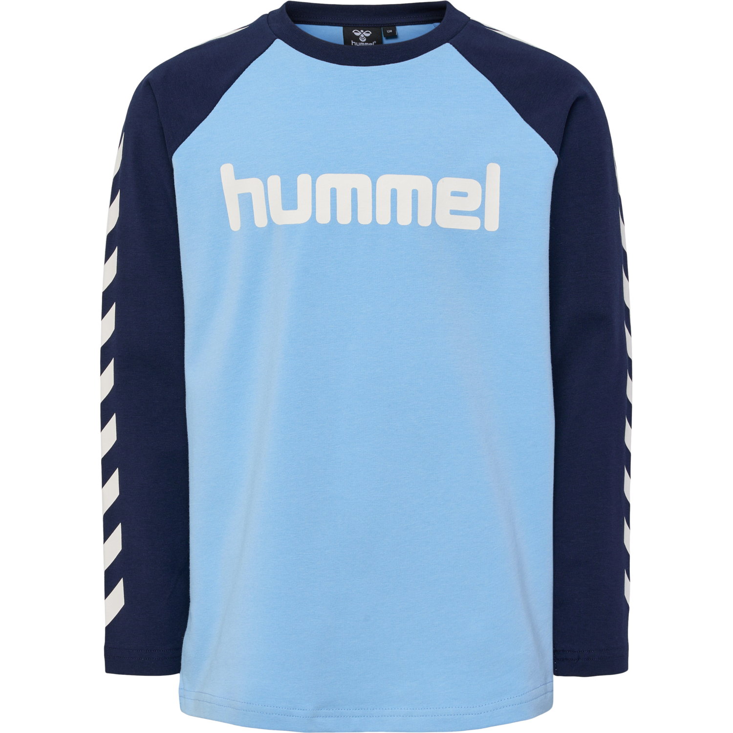 hmlBOYS T-SHIRT L/S, DUSK BLUE, packshot