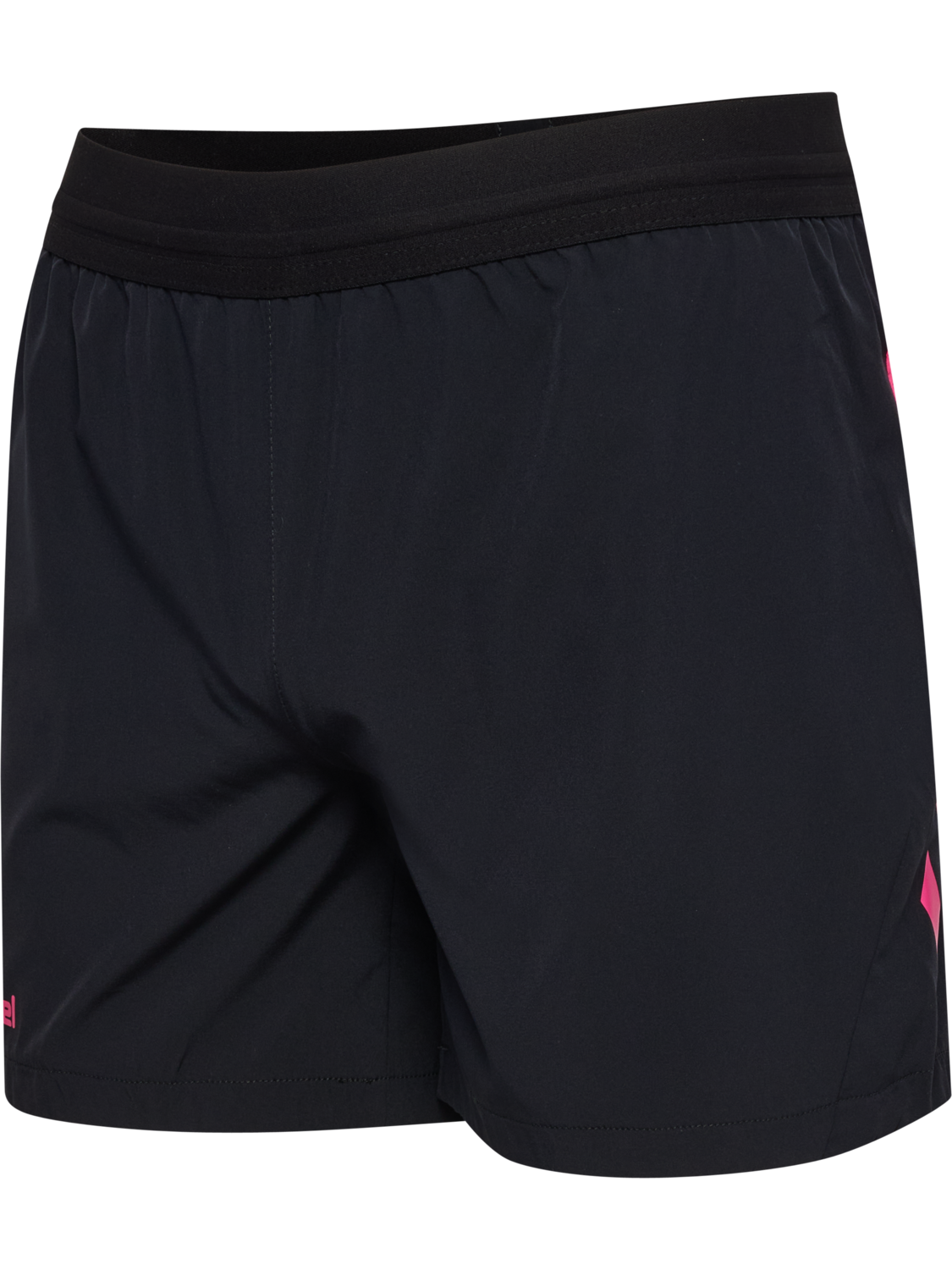 hmlBLAZE PRO TRAINING SHORTS WO, BLACK/PINK, packshot