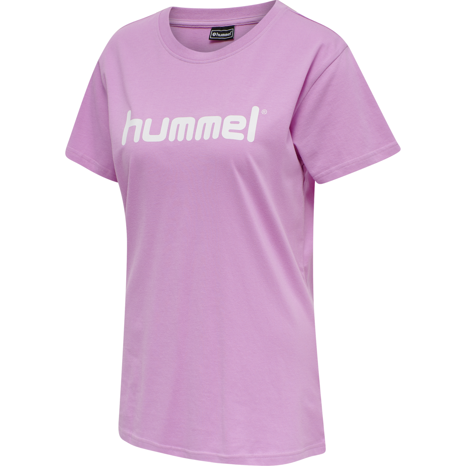 HMLGO COTTON LOGO T-SHIRT WOMAN S/S, ORCHID, packshot