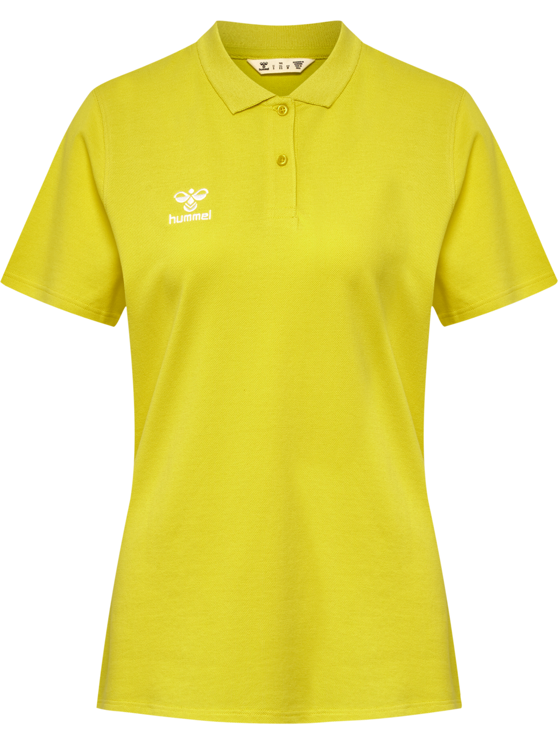 hmlGO 2.0 POLO WOMAN, BLAZING YELLOW, packshot