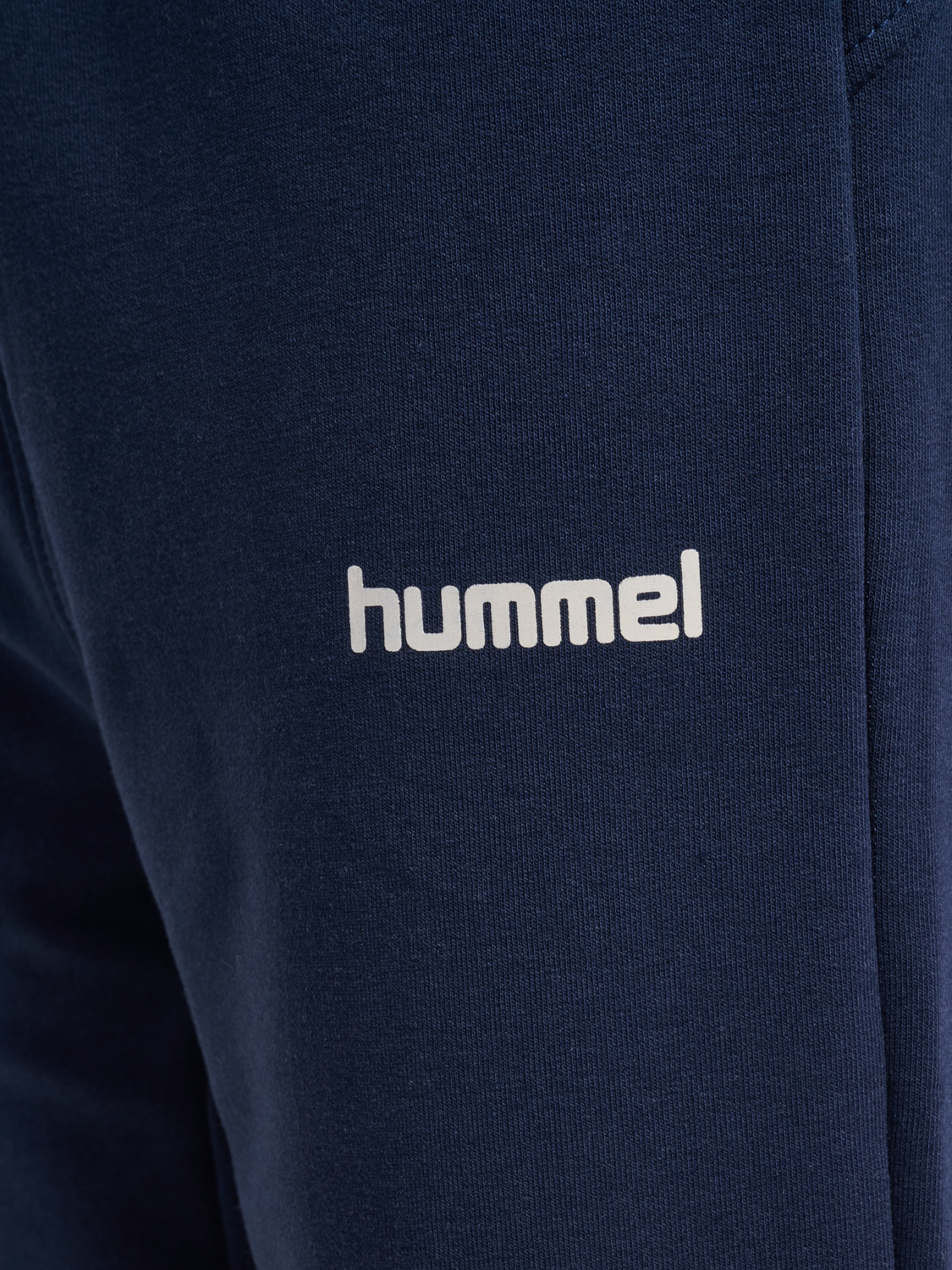 hmlJR REG LOGO ADJ WAIST PANTS, DRESS BLUES, packshot