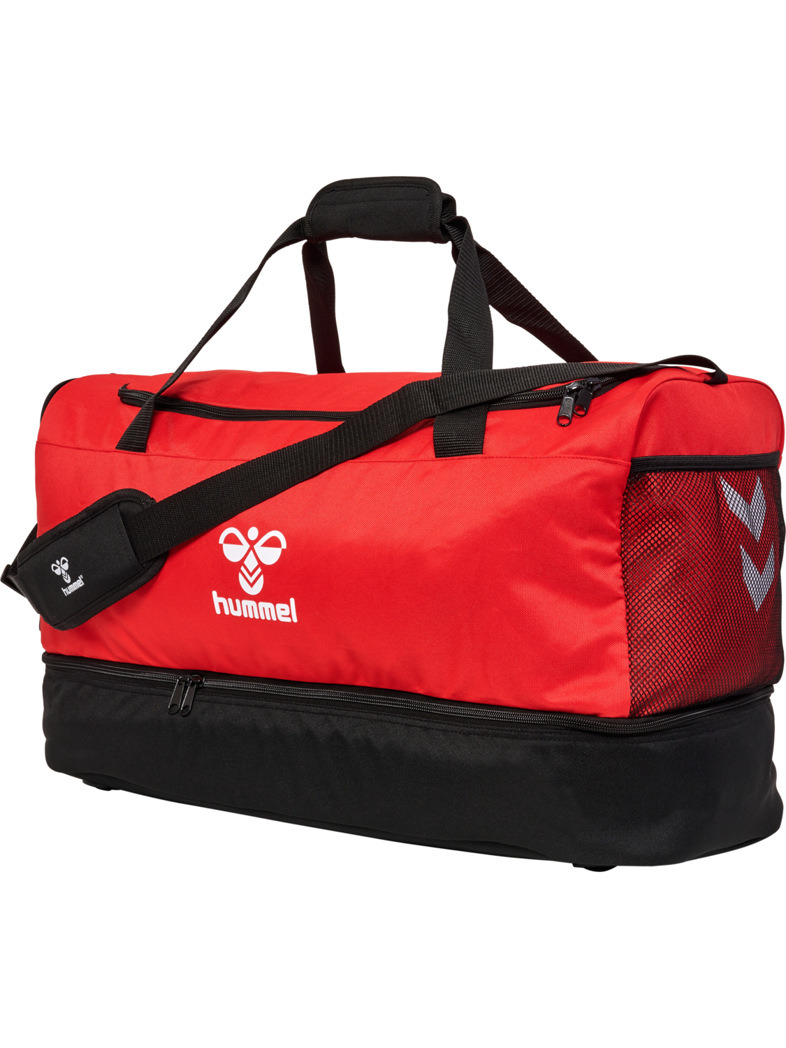 hmlCORE 2.0 SPORTS BAG W. SC, TRUE RED/BLACK, packshot