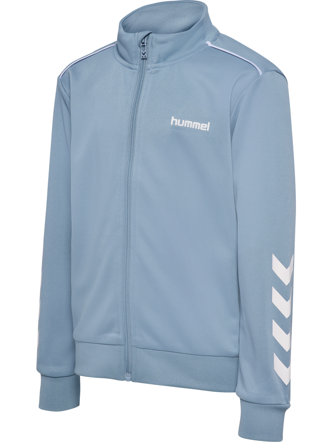 hmlJR TRACKSUIT, FADED DENIM, packshot