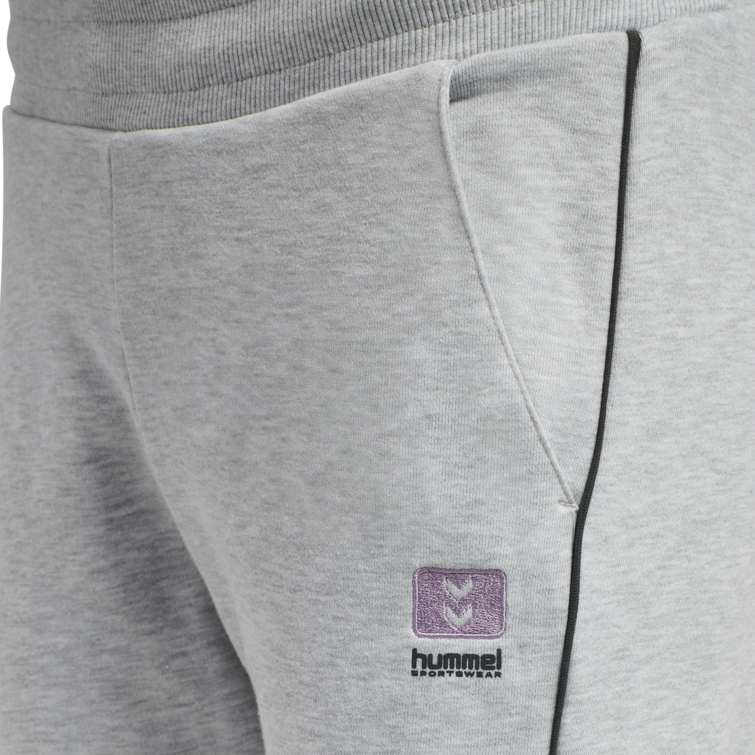 hmlLGC YOKO REGULAR PANTS, LIGHT GREY MELANGE, packshot