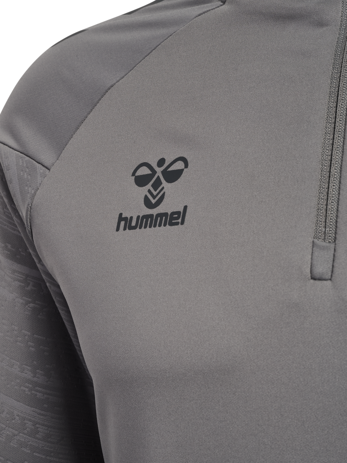 hmlPRO TRAINING HALF ZIP, STEEL GRAY, packshot