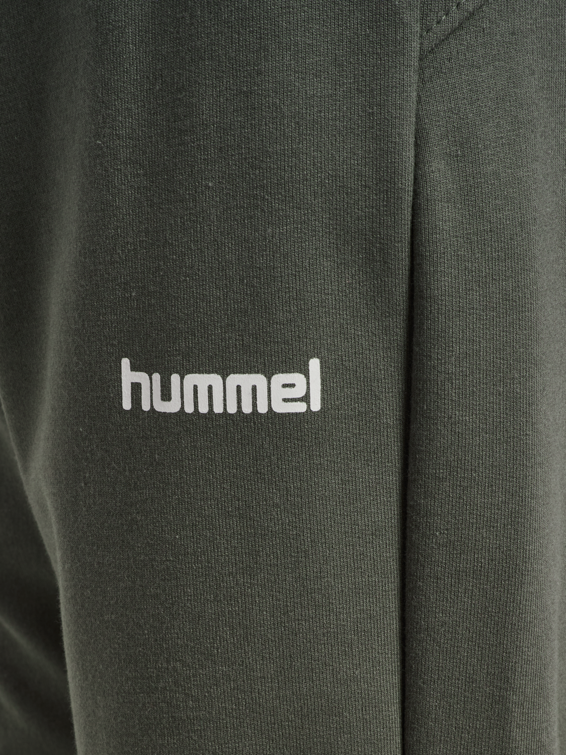 hmlJR REG LOGO ADJ WAIST PANTS, CASTOR GRAY, packshot
