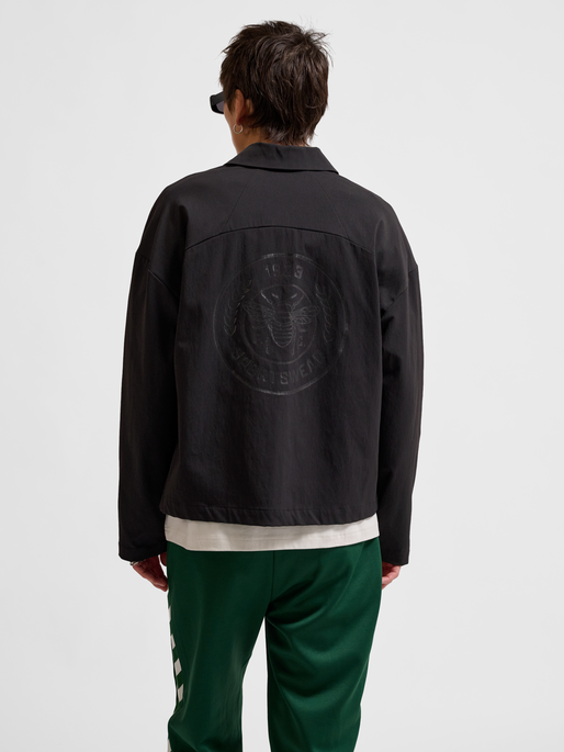 hmlCOACH JACKET HSW, BLACK, model