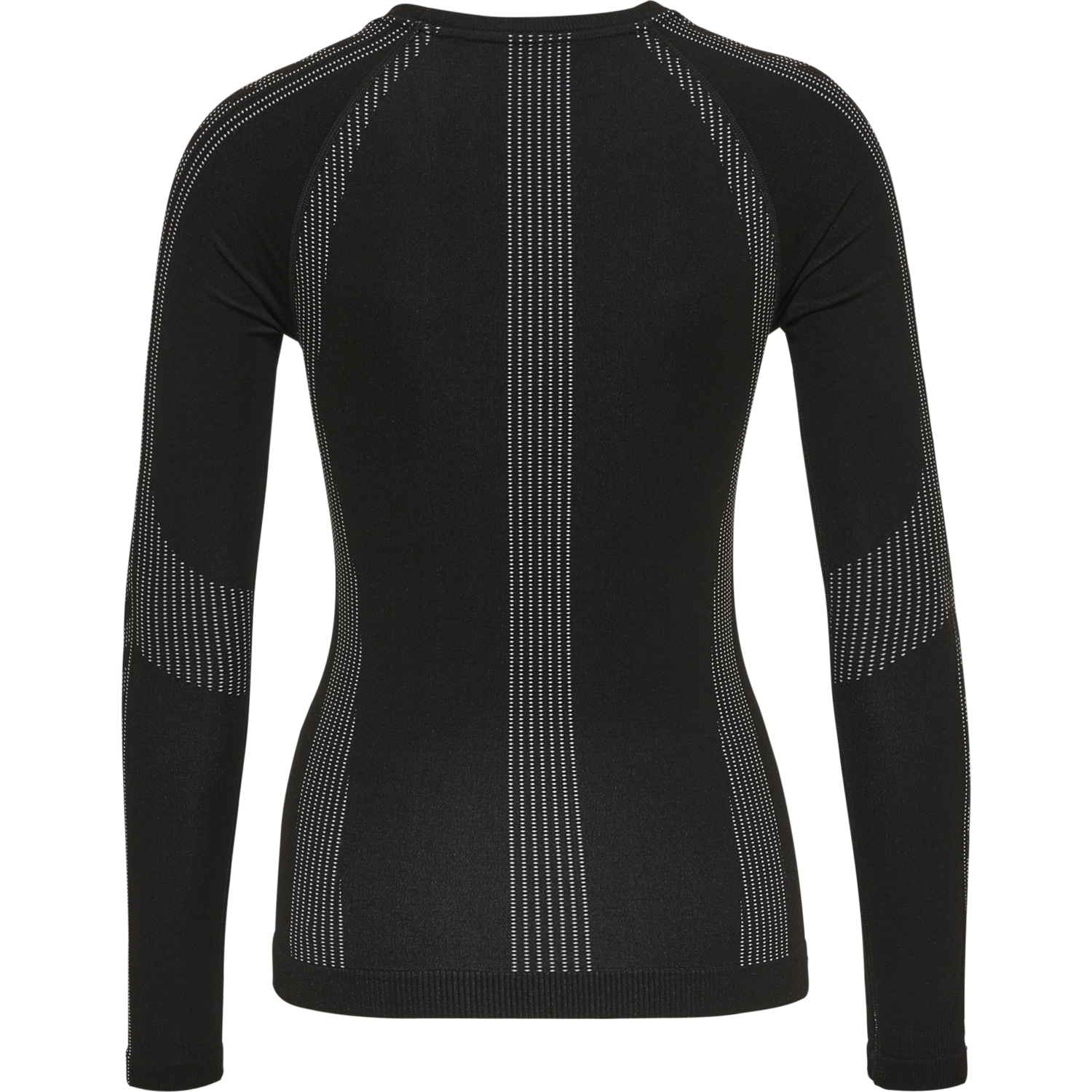 hmlMT SHAPING SEAMLESS T-SHIRT L/S, BLACK, packshot