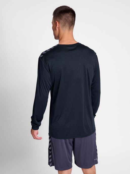 hmlAUTHENTIC PL JERSEY L/S, BLACK, model