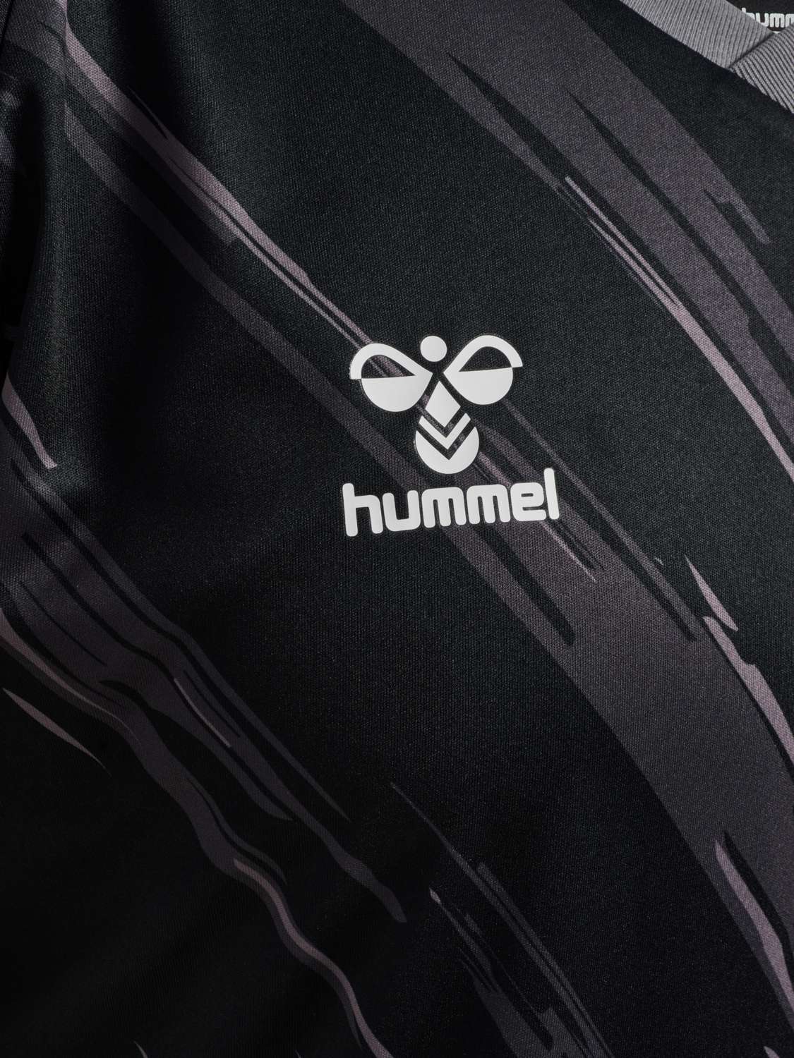 hmlMATCH TRIUMPH JERSEY S/S, BLACK/STEEL GRAY, packshot