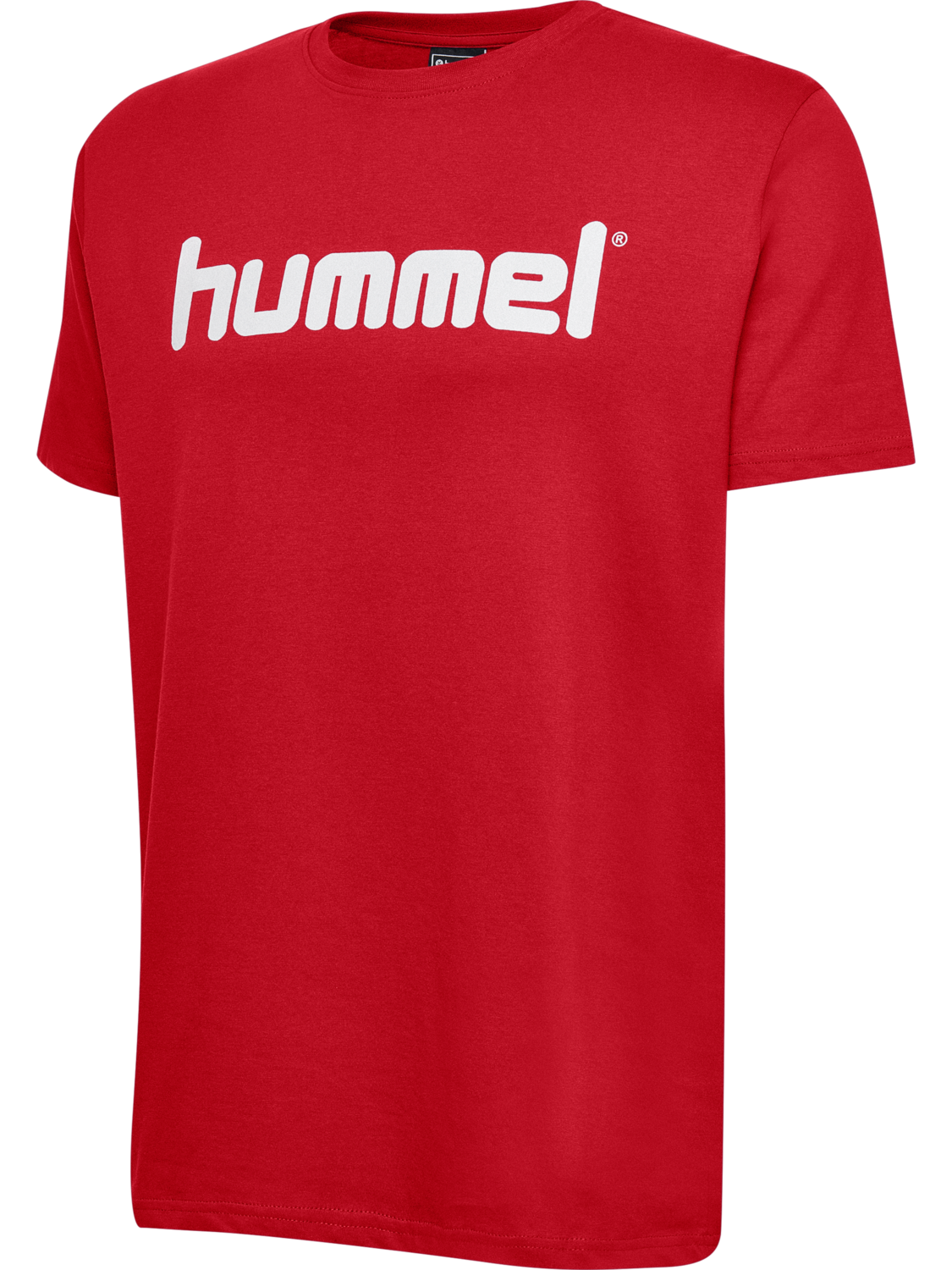 HMLGO COTTON LOGO T-SHIRT S/S, TRUE RED, packshot