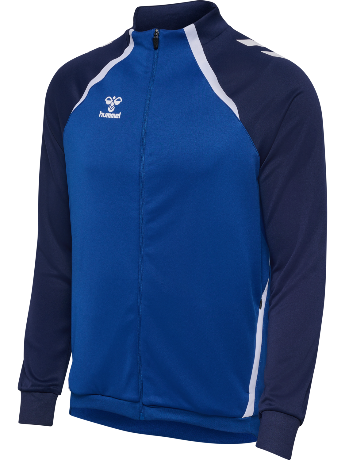 hmlLEAD 2.0 TRACK ZIP JACKET, TRUE BLUE/MARINE, packshot