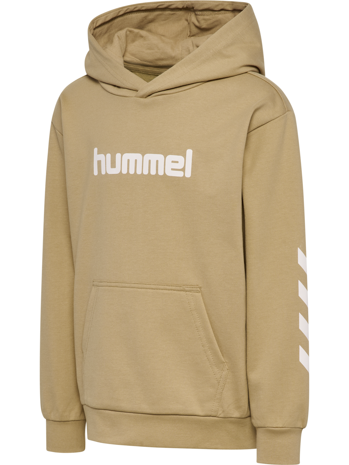 hmlJR LOGO HOODIE, CORNSTALK, packshot