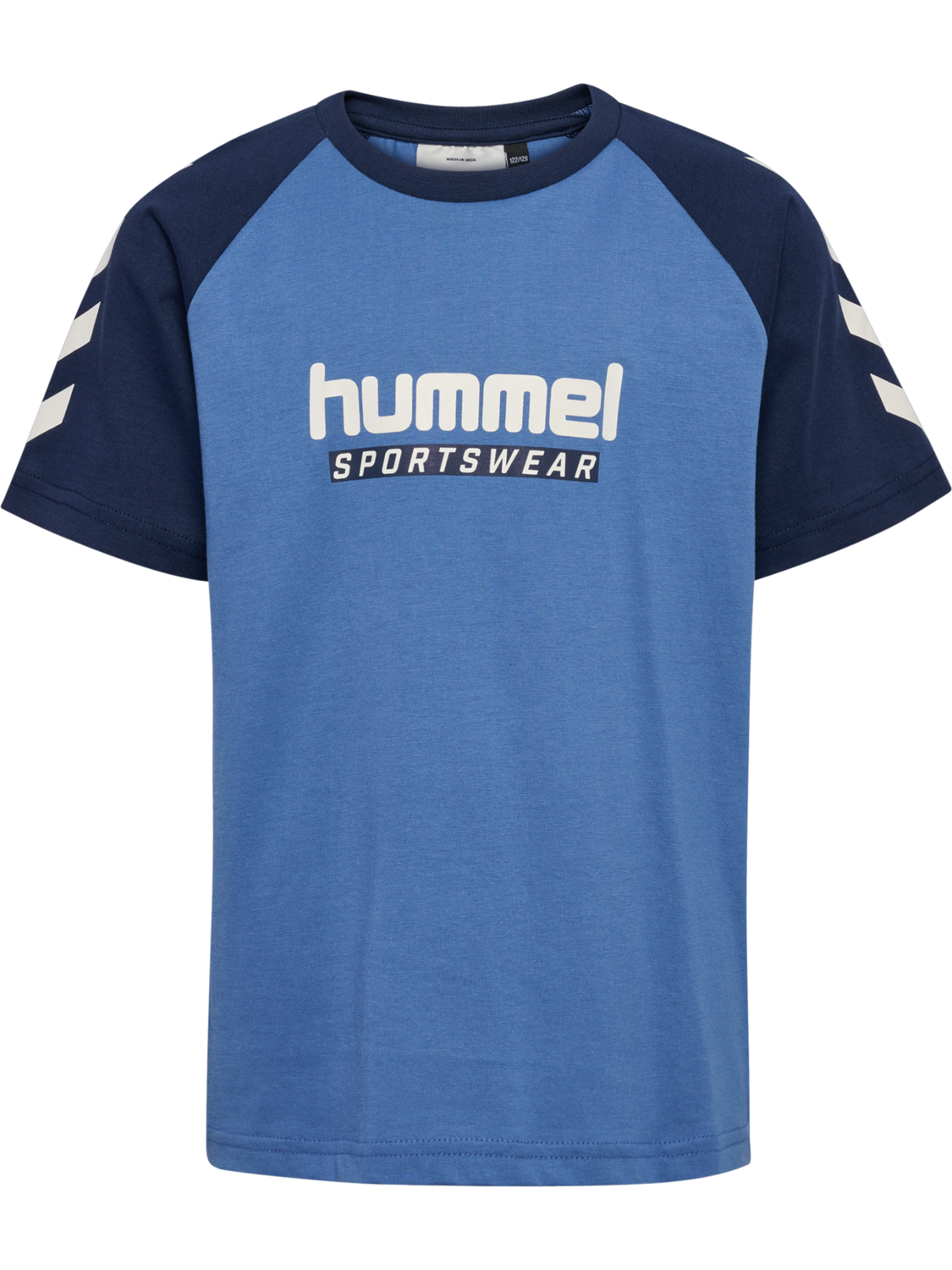 hmlJR LOGO T-SHIRT S/S, DUTCH BLUE, packshot