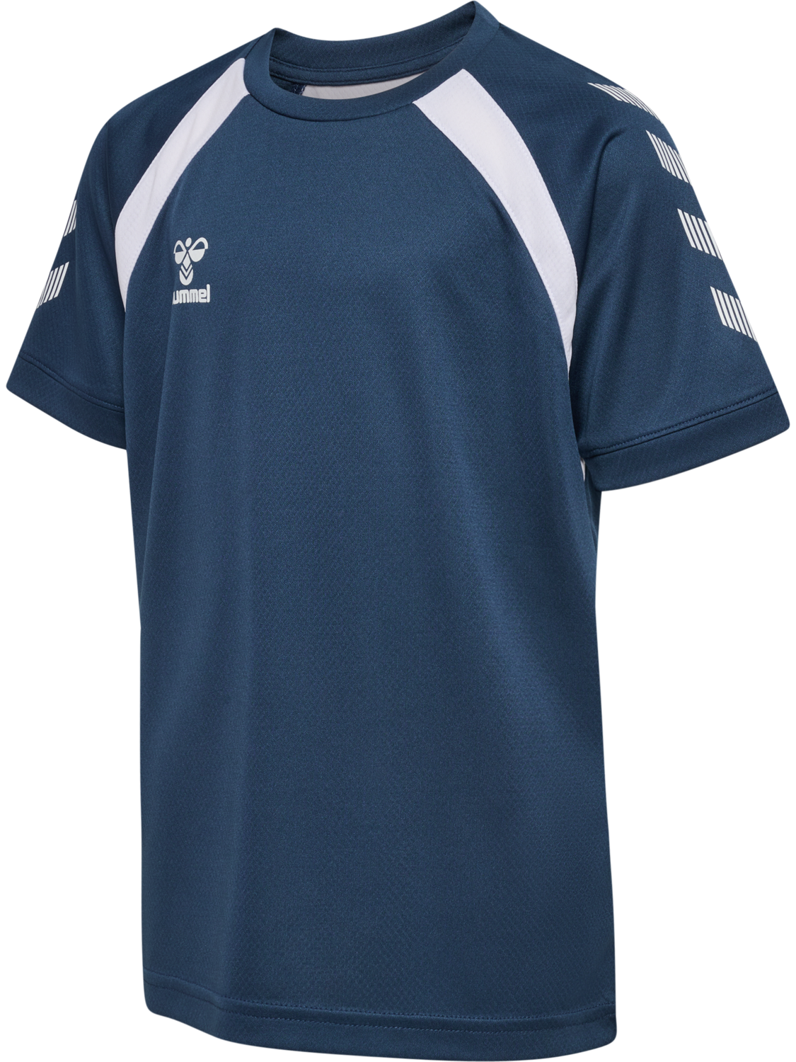 hmlJR PULSE PERFORMANCE T-SHIRT S/S, DARK DENIM, packshot