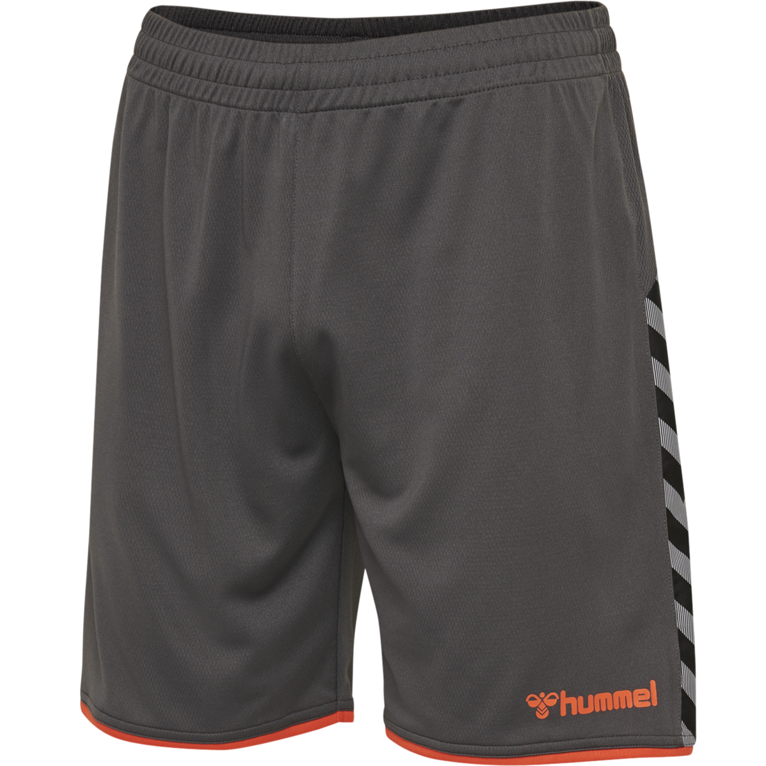 hmlAUTHENTIC POLY SHORTS, ASPHALT, packshot