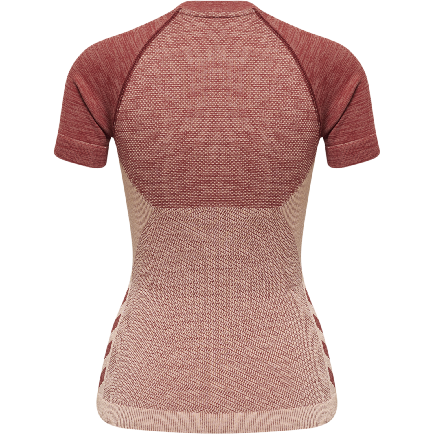 hmlCLEA SEAMLESS TIGHT T-SHIRT, WITHERED ROSE/ROSE TAN MELANGE, packshot
