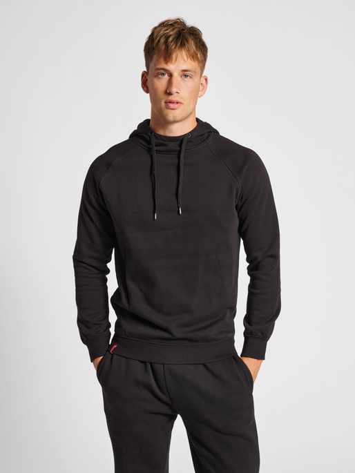 hmlRED CLASSIC HOODIE, BLACK, model