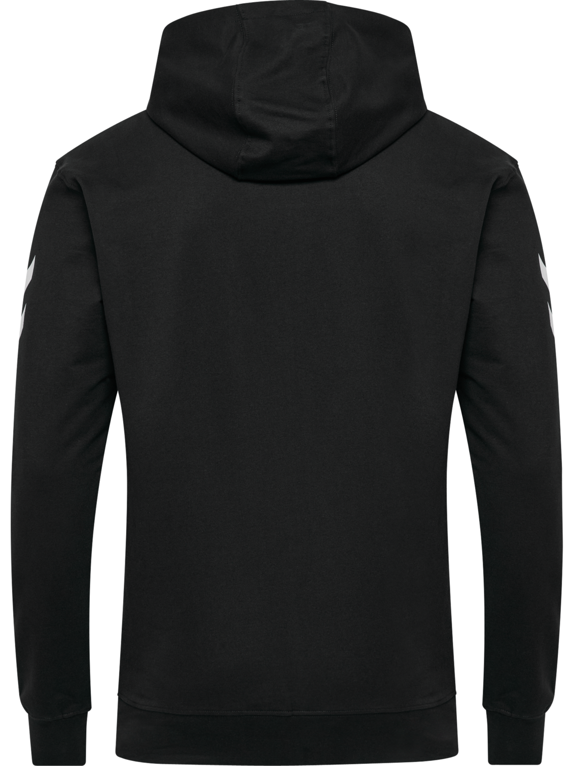 hmlGO 2.0 CHEVRON ZIP HOODIE, BLACK, packshot